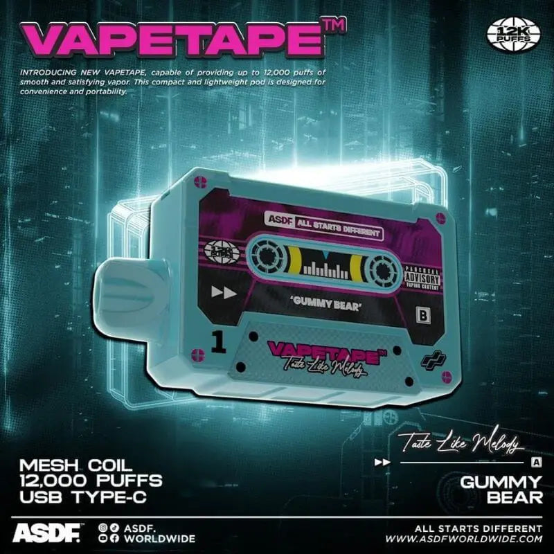 SGVape-VAPETAPE-12K-GUMMY-BEAR-SG-Vape-Hub